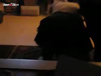 Young wife fucked by dog