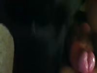 Black lab sucking cock again gaybeast com [ Woman Fucked by Pet ]