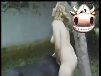 Fia Deepthroats A Huge Horse