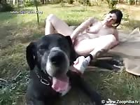 ZooPhilia: Very horny girl has anal dog sex and enjoyed it