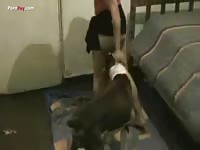 [Dog Porn Video: Zoophilia Sex ] maria and her dog