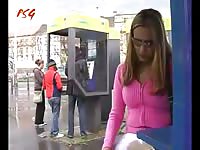 [ Shit Fetish Porn DVD ] Public milf gets disgusting with diarrhea near mall