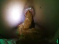 Scat Porn Movie - Black ass has shitted so much that its hole has turned red