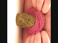 Poop Fetish XXX Film - Crapping tons of turd using my inverted asshole