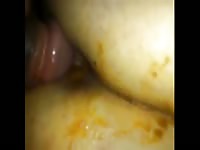 Poop  Sex Tube - Poop filled ass gets pounded