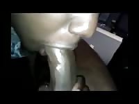 Excited dude happily treats black teammate to excellent dick sucking experience in this pov vid