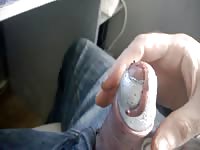 Insane amateur insertion footage captured by dude as live worm crawls from his dick hole