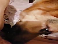Training Max - he likes the taste