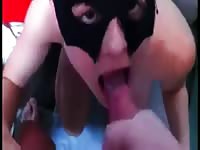 Deutsches Amateur-M&auml;dchen Deepthroat Gesichtsbehandlung
