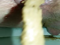 Puffy bum lips 