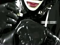 Feet licking slave