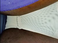 BlueGirl70 Purple Stockings Crotch
