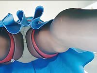 BlueGirl70 Under Skirt Tease