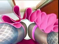 BlueGirl70 Lovely Stockings Upskirt