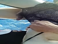 Catch the ejaculated semen in your own mouth