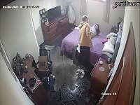 Dad Daughter CCTV Footage