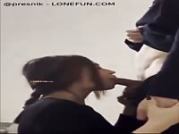Horny sister sucks brothers Big dick